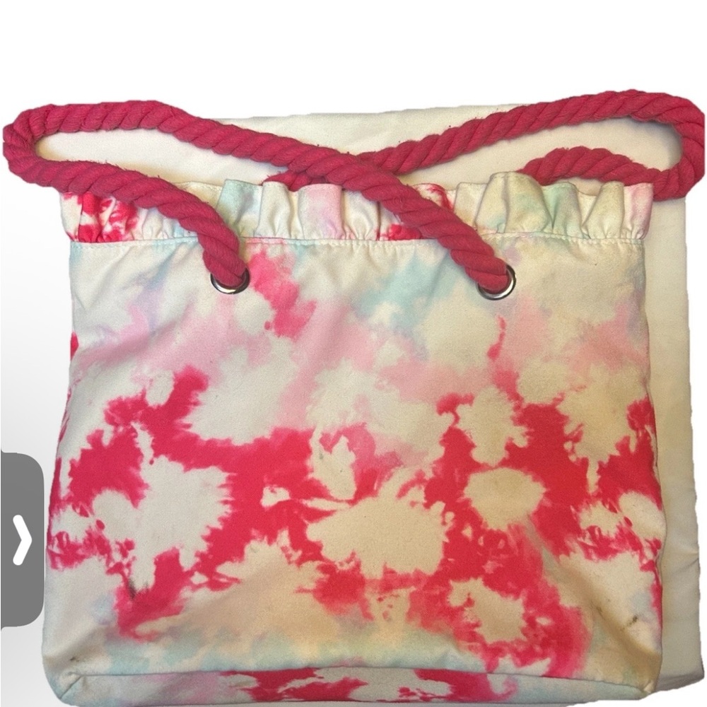 Victoria’s Secret PINK Tie Dye Rope Tote – Beach / Everyday Bag
